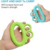 Fanwer 3 Level Hand Grip Strengthener Set Finger Exerciser Silicone Grip Strength Trainer Resistance Bands Finger Stretcher and Grip Hand Exercise Ring for Senior & Arthritis Relieve Wrist Pain (3PCS) - Image 4
