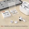 [3 Pairs] Replacement Ear Tips for Airpods Pro and Airpods Pro 2nd Generation with Noise Reduction Hole, Silicone Ear Tips for Airpods Pro with Portable Storage Box and Fit in The Charging Case(S/M/L) - Image 5
