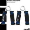 Capelli Sport Hand Grips, Finger Exerciser with Foam Padded Handles, Medium/Heavy Tension, Black, Pack of 2 - Image 2