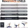 WIKDAY Resistance Bands Set 200LBS Exercise Bands Workout Bands with 5pcs Resistance Loop Bands, Handles, Door Anchor, Ankle Straps for Men & Women Body Stretching, Crossfit Training, Home Workouts - Image 4