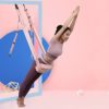 HTJMXD Aerial Yoga Rope Stretch, The Handstand Training Device, The Leg Splits Practic Elastic Stretch Bar and Bends Down to Stretch, for Yoga Practitioner Ballet Dancer Gymnastics Relieve - Image 6
