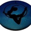 Aerial Hoop Lyra Circus Flow Arts Aerialist - Blue Sky Stars PopSockets PopGrip: Swappable Grip for Phones & Tablets - Image 2