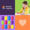 Special Supplies Egg Pen-Pencil Grips for Kids and Adults Colorful, Cushioned Holders for Handwriting, Drawing, Coloring - Ergonomic Right or Left-Handed Use - Reusable (12-Pack) - Image 7