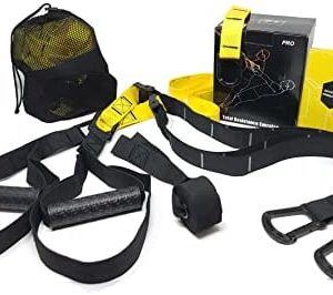 Helius Bodyweight Fitness Resistance Kit Extension Strap for Door Pull Up Bar, Powerlifting Strength Workout Kit Straps Home Gym Exercise Full-Body Workout Equipment for Complete Body Core
