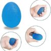 Hand Grip Strength Trainer, Stress Relief Ball for Adults and Kids, Hand Therapy Ball Squishy Wrist Rehab Therapy Hand Grip Equipment Ball Squishy - Set of 3 Finger Resistance Exercise Squeezer - Image 3