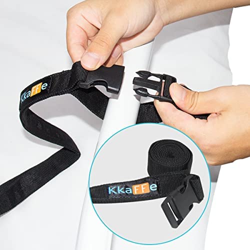 KkaFFe Bed Ladder Straps with Handles, Bed Ladder Assist, Pull Up Assist Device with Handle Strap, Rope Ladder Helper, Sit Up Hoist for Elderly,Senior, Injury Recovery Patient, Pregnant, Handicap - Image 6