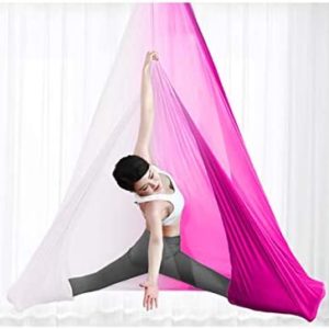 HONGYIFEI2021 Yoga Hammock Aerial Yoga Hammock Hammock for Yoga Studio Aerial Yoga Home Yoga Micro Elastic Yoga Sling Sling Aerial Yoga Hammock (Color : A)