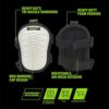 AWP Non-Marring Roofing, Sub-Floor/Underlayment & Tile Knee Pads with Heavy Duty Foam Padding, Breathable Air-Mesh Interior and Non-Marring Caps | One Size - Image 7