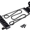 Alnicov A Set 6 String Jazz Archtop Guitar Trapeze Tailpiece with Wired Frame Hollow Semi Hollow Electric Guitar - Black - Image 3