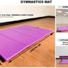 MARFULA Adjustable Gymnastics Bar with Mat 6 Ft Base Kip Bar with Mat Gymnastics Horizontal Bar with Mat Gymnastics Training Bar Equipment with Mat for Kids and Gymnast Exercise Home and Gym Club Use - Image 5