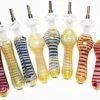 4 Pieces Pocket Glass Set, Portable 6.5" x 10 mm Glass Kit with Gift Box Reusable Glass Kit - Bubble Tea, Blue - Image 2