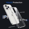 JETech Case for iPhone 14 Pro 6.1-Inch, Non-Yellowing Shockproof Phone Bumper Cover, Anti-Scratch Clear Back (Clear) - Image 2