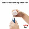 OXO Tot Bottle Brush with Nipple Cleaner and Stand - Navy - Image 6