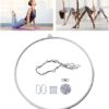 TFCFL Aerial Hoop, Single Point Lyra Hoop Set Fully Strength 253LBS Circus Aerial Yoga Equipment Yoga Hoop for Beginners Professionals, Aerial Ring Kit with Accessories, 2.8ft 85cm Dia - Image 3