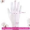 Moisturizing Gloves for Dry Hands Overnight, Selizo 3 Pairs 100 Percent White Cotton Gloves for Women Eczema, Hand Moisturizer Sleeping Spa Gloves for Eczema Dry Hands - Image 5