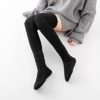 Women's Thigh High Socks Over the Knee Cable Knit Boot Socks, Long Warm Fashion Leg Warmers Winter - Image 4