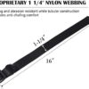 Aolamegs Tactical Gun Sling,Adjustable Rifle Sling 1.25” Nylon Strap with D Ring Loop for Hunting (2Pack)… - Image 4