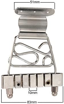 Short 6 strings Tailpiece With For Archtop Guitars - Image 5