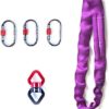 YOCAPE Lyra Rings Steel Circles Aerial Hoop 80cm-95cm 32mm Width for Yoga Pilates Exercises Aerial Lyra Hoops Include Accessories - Image 5