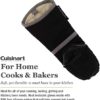 Cuisinart Silicone Oven Mitts, 2 Pack – Heat Resistant to 500 Degrees – Handle Hot Kitchen Items Safely – Non-Slip Silicone Grip Oven Gloves with Insulated Deep Pockets and Hanging Loop –Black - Image 3