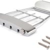 ULTNICE 4 String Guitar Trapeze Tailpiece Adjustable Guitar Tailpiec Bridge with Screws for Archtop Jazz Bass Guitar 15mm Spacing - Image 5