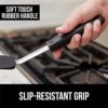 Gorilla Grip Nonstick Flexible Silicone Spatula, Nonporous, BPA Free, Heat Resistant, No Scratch Kitchen Cookware, Comfortable Soft Handle, Dishwasher Safe, Flip Burgers, Pancakes, 13 Inch, Black - Image 5