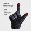 Utility Work Gloves Men Women, Synthetic Leather Work Gloves, TPR Protector Heavy Duty Work Gloves Mechanic Glove Touchscreen - Image 3