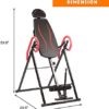 LUCKYERMORE Inversion Table Home Fitness Workout Equipment Heavy Duty Adjustable Height Back Stretcher Machine for Relieve Back Pain - Image 6