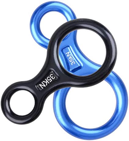 JEELAD 35KN 50KN Rescue Figure 8 Descender Climbing Gear Downhill Rappelling Rope Aluminum Alloy for Rock Climbing Training Emergency Aerial Yoga - Image 7