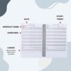 WarmHut Fitness Journal, Workout Log to Track 142 Workouts & Exercise Progress Sprial Bound Daily Fitness Planner Best Workout Companion for Men Women Pro Athletes, 6 x 8 Inches - Image 5