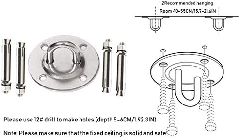 LTINN Yoga Hammock Aerial Yoga Flying Yoga Swing Trapeze Sling Inversion Tool for Gym Home Fitness (Storage Bag) Multicolor Selection - Image 8