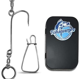 Fishsaverpro Fish Descending Device or Fish Descender for deep Water Release of Fish with Barotrauma Including red Snapper. Packed in Stylish Hero tin Packaging. Great Fishing Gifts for Men.