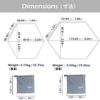 Azarxis Ground Cloth for Tent Tarp Footprint Camping Backpacking Floor Saver Groundsheet Waterproof Sand Free Picnic Hiking with Stakes Rope Carry Bag - Image 2