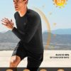 Runhit Compression Shirts for Men Long Sleeve Cool Dry Athletic Workout Tee Shirts Fishing Sun Shirts Sports Thermal Tights - Image 3