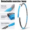 TOMMYHOME Detachable Exercise Hoop for Kids&Adults-8 SectionProfessional Fitness Exercise Hoop for Exercise - Image 2