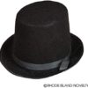 Rhode Island Novelty Deluxe Black Magician Butler Formal Costume Top Hat, One Per Order - Image 2
