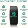 UpCircleSeven Yoga Wheel Set - Strongest & Most Comfortable Yoga Prop Wheel, 3 Pack for Back Pain and Stretching (12, 10, 6 inch) - Image 2