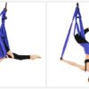 ZCXBHD Hammock Yoga Shape Body Anti Gravity Inversion Exercises Yoga Flying Swing Indoor Sport Decompression (Color : Blue) - Image 2