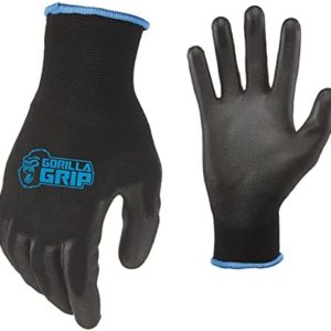 Gorilla Grip Slip Resistant Work Gloves 15 Pack, Large