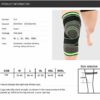 Knee Sleeve, Knee Pads Compression Fit Support -for Joint Pain and Arthritis Relief, Improved Circulation Compression - Wear Anywhere - Single (Green, L) - Image 2