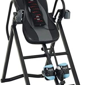 Prevention Inversion Table UL Certified with Heat and Massage Therapy, Grey/Light Blue