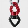 TBUDAR Outdoor Playground Swing 30KN Rotating Device Rope, Rotating for Aerial Silk, Dance Swing Hammock, Outdoor Sports Rock Climbing Accessories (Color : Red Blue) - Image 5