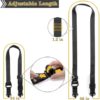 2 Point Sling Quick Adjust QD Rifle Sling with QD Sling Swivels, 2 PCS QD Sling Mount for Mlok Rail Push Button Quick Release Sling Attachment, Quick Disconnect Sling with Fast Thumb Loop - Image 5