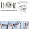 ZCXBHD Aerial Yoga Yoga Hammock Set 5m X2.8m Nylon Hammock Fitness with 350 KG Load for Inversion Exercise Pilates Gymnastics (Color : Red) - Image 6