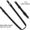 Rifle Sling Two Point Sling with Quick Release Push Button QD Sling Swivels 2 Packs QD Sling Mounts for Mlok Rifle Strap with Fast Adjust Thumb Loop - Image 5