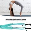 Aerial Yoga Strap, Leg Waist Back Stretching Yoga Hammock Portable Elastic Yoga Swing for Home Improve Leg Waist Back Flexibility(05#) - Image 4