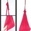Aerial Yoga Hammock Ceiling Mount: Yoga Swing Elastic Stretch Nylon Swing with Strap Carabiners for Antigravity Yoga Indoor Pilates Inversion Exercises for Kids Claret - Image 6