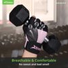 Trideer Pink Workout Gloves for Women - Lightweight Breathable Gym Weight Lifting Gloves for Exercise, Weightlifting, Fitness, Training, Climbing, Cycling and Rowing - Image 4