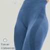 HIGORUN Women Seamless Leggings Smile Contour High Waist Workout Gym Yoga Pants - Image 5