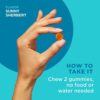 OLLY Kids Chillax, Magnesium Gummies Plus L-Theanine, Lemon Balm, Calm Chews for Kids 2+, Sherbet Flavor - 50 Count - Image 5